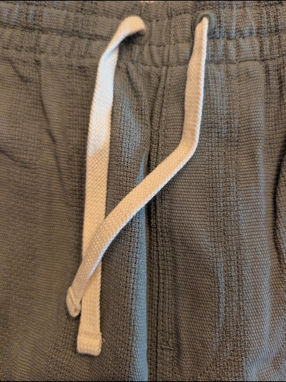 J.Crew Men’s L Sage Green Cotton Drawstring Shorts